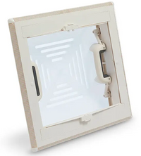 Taklucka 40x40, gardin/mygg, Vit MPK – produktbild 2
