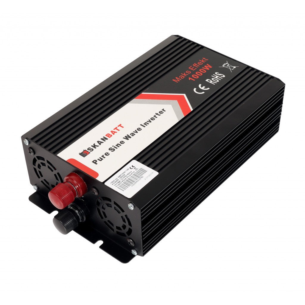 Skanbatt Inverter 12V 1000W – produktbild