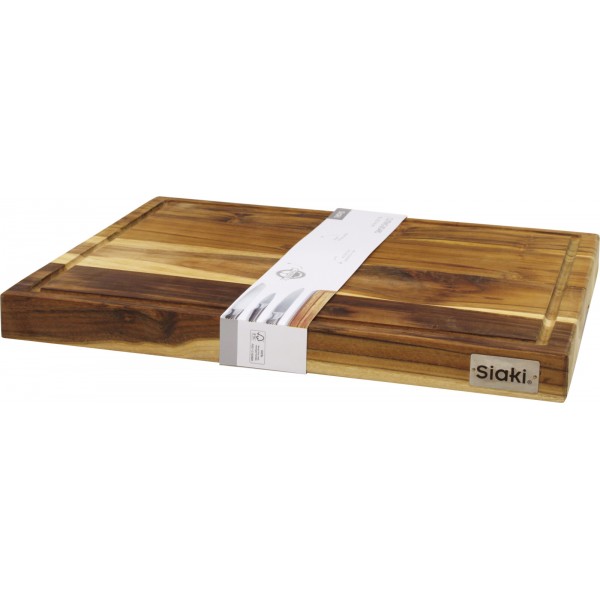 Skärbräda Teak 45x35cm